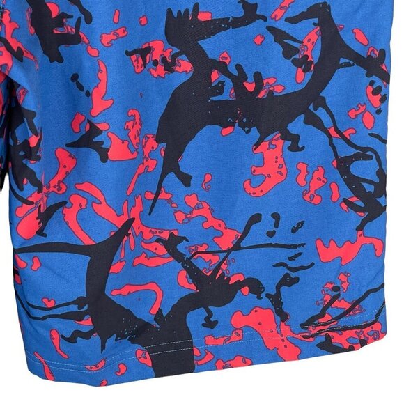 Adidas Shorts Mens Medium NWT Abstract Archive Print Streetwear Retro Basketball - Picture 6 of 7